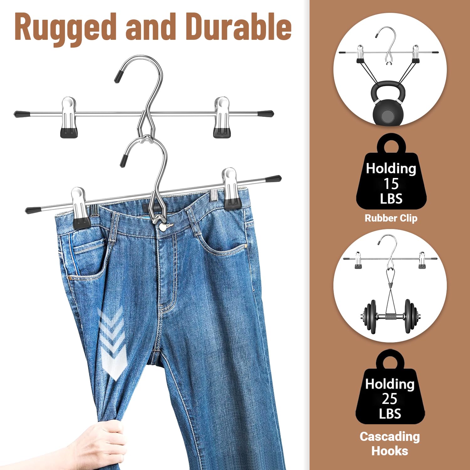 Lumigens no-install closet organizer ready to use in seconds.