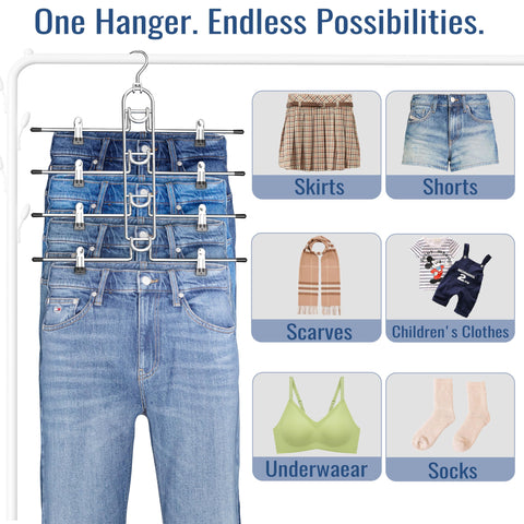 Lumigens rotatable hooks enable quick access to every item.