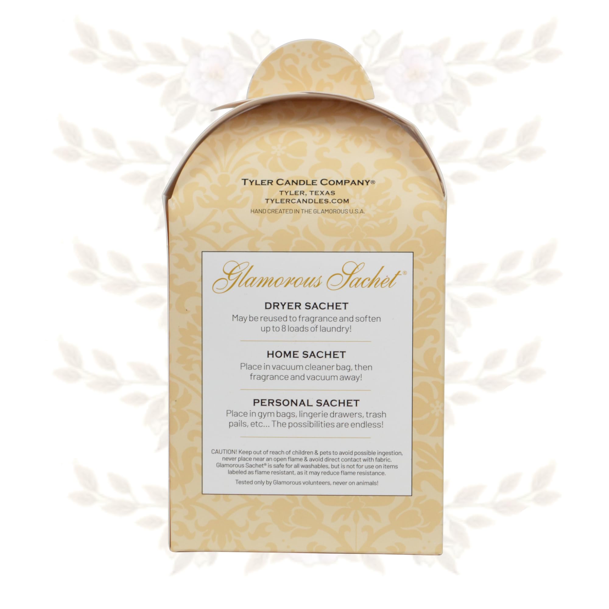 Lumintrail Tyler Candle Diva dryer sachet in laundry for fresh clothes