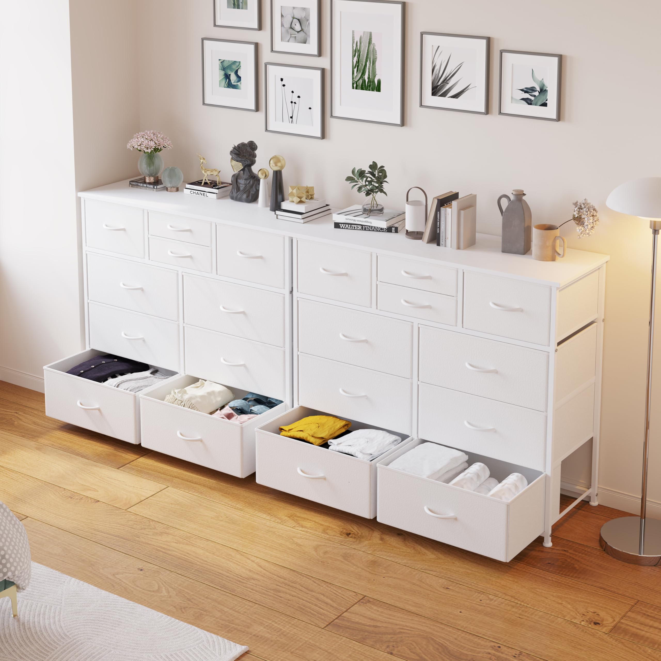 Lumtok 10-drawer dresser keeps hallway clutter tidy and accessible.