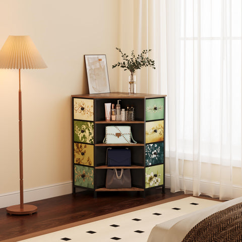 LUMTOK open shelves shown for versatile display and easy access to essentials.