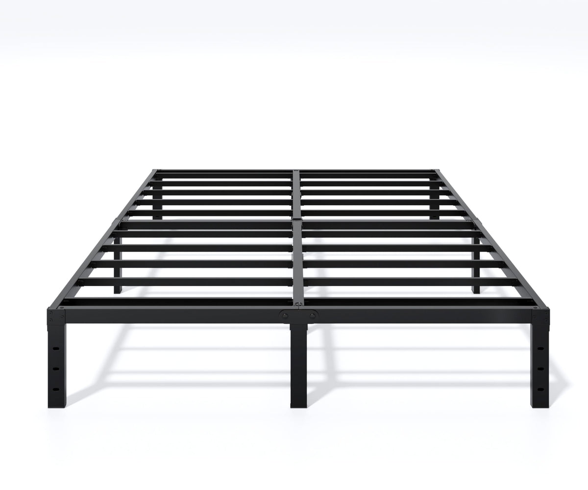 LUMUNANCE metal bed frame full size assembly for quick setup in busy bedrooms