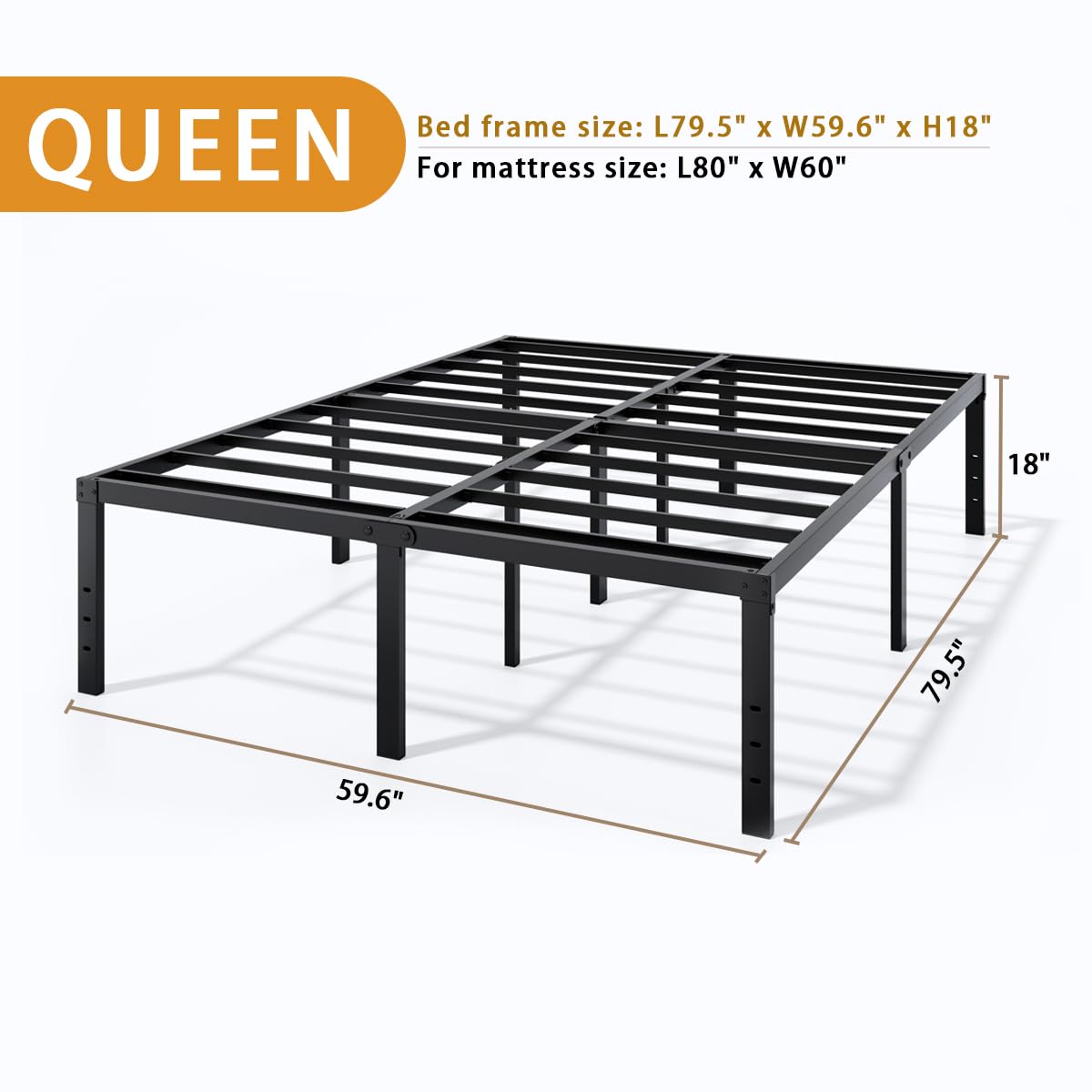 LUMUNANCE quiet bed frame design emphasizes no-squeak operation for peaceful nights.