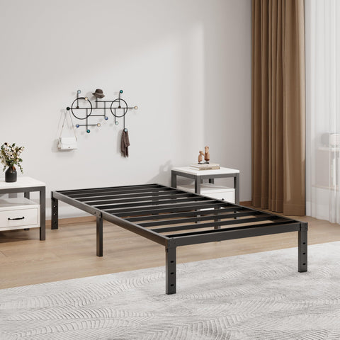 Lumunance Twin XL bed frame noise-free design promotes quieter sleep through night.