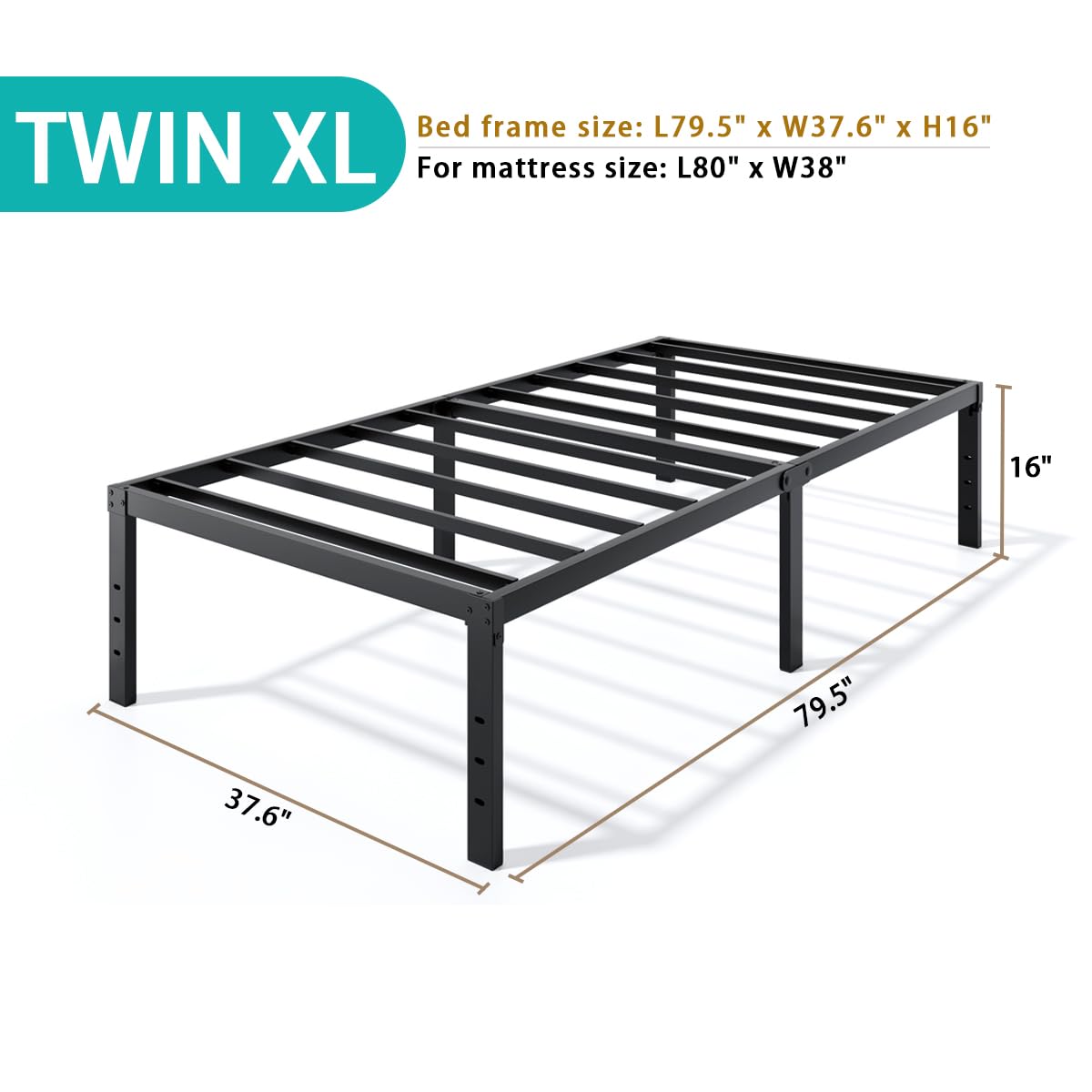 Lumunance Twin XL underbed storage area showcasing organized space under the mattress