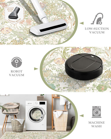 Lunasun dining room under-table setting shows versatile, easy-care style.