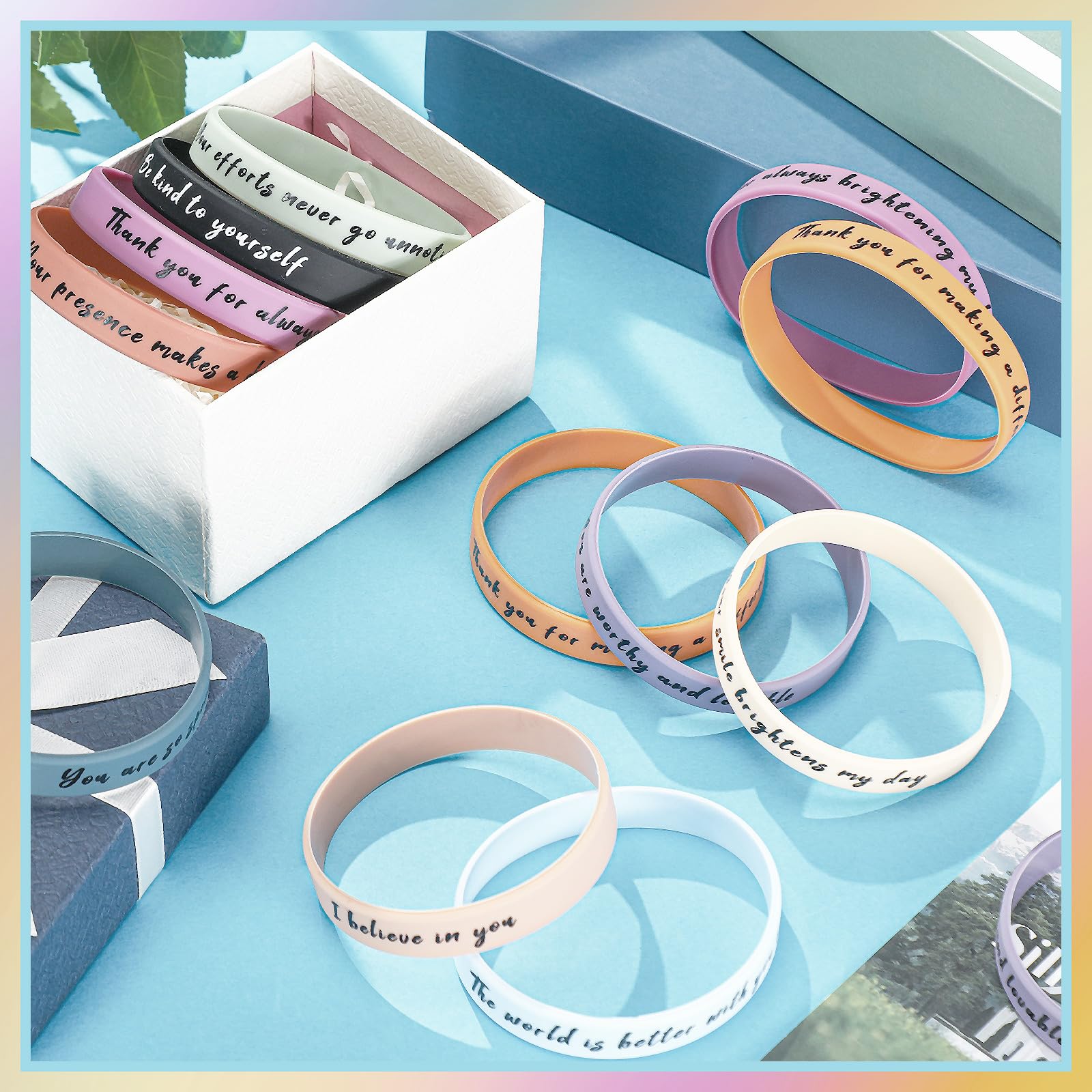 Lunmon bracelets suited for school events and gatherings for encouragement
