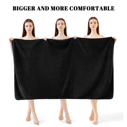Lunoku quick-dry microfiber towels ready for after-shower use