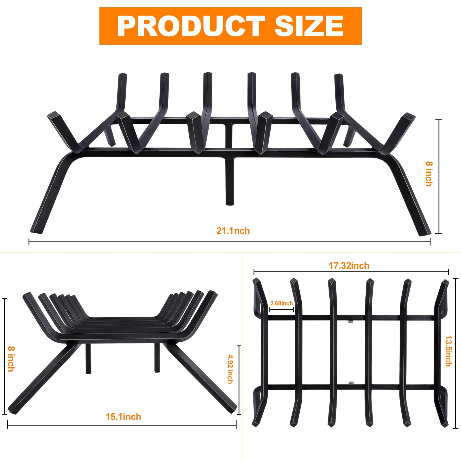 Luoieo four-leg design provides stable, secure placement.