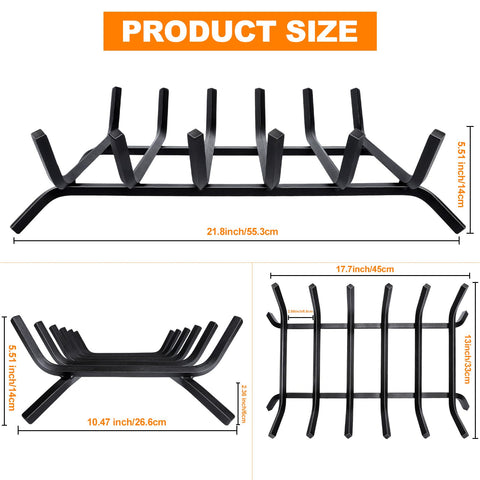 Luoieo log holder with sturdy design keeps logs organized and accessible.