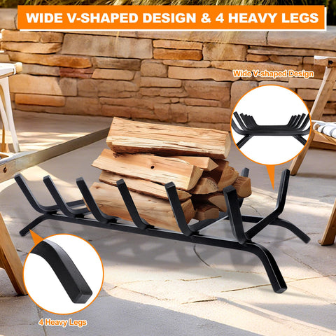 Luoieo indoor-outdoor fireplace accessory for versatile use indoors or outside.