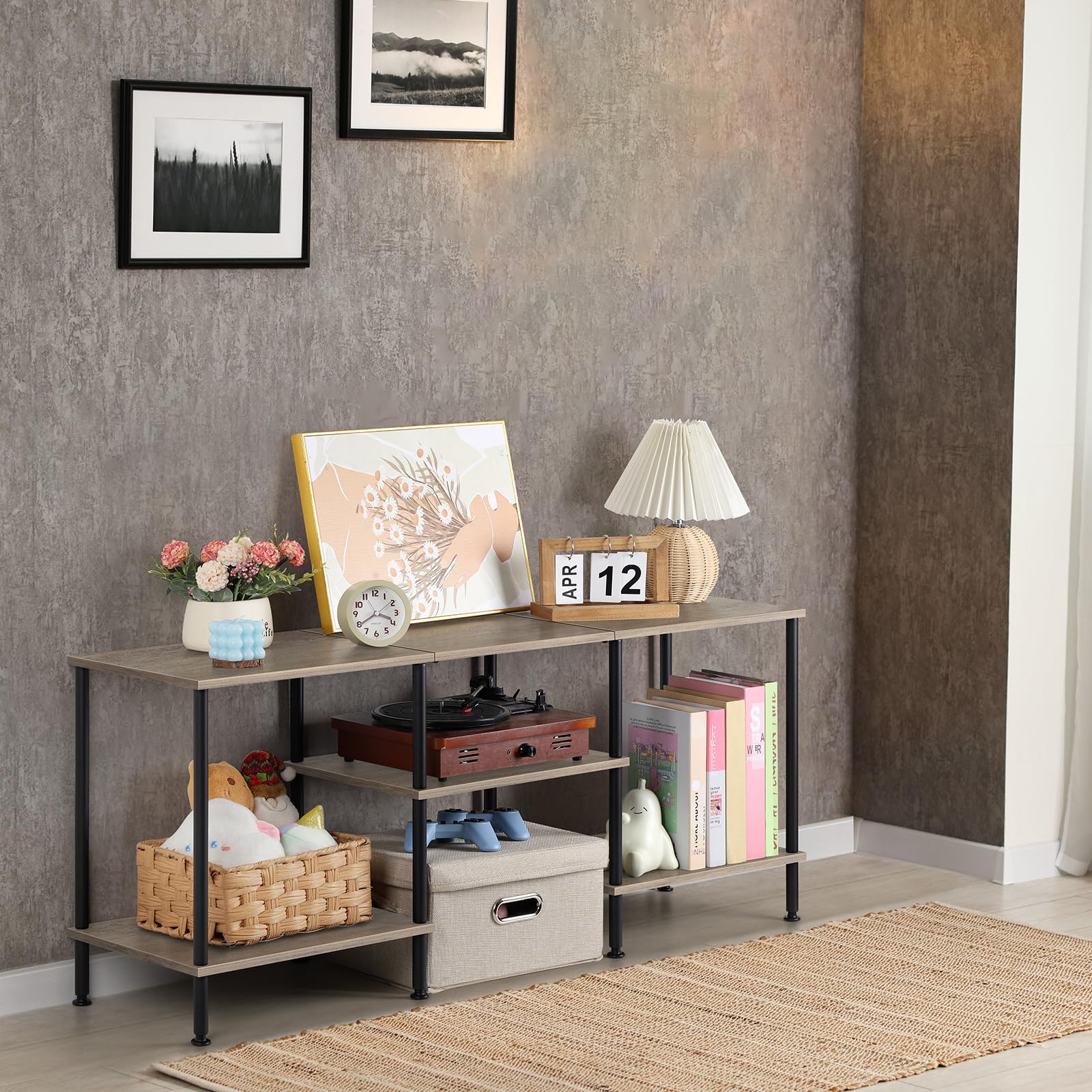 Luplom retro-inspired finish adds warm texture to living spaces.
