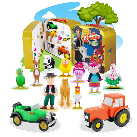 LUPPA Zenon figures set front view for imaginative play and display.