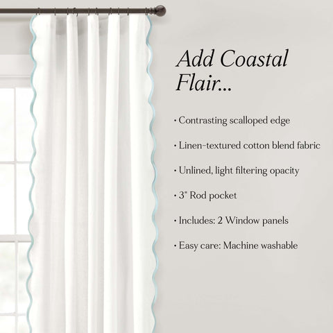 Lush Decor easy care curtains machine wash cold and tumble dry low.