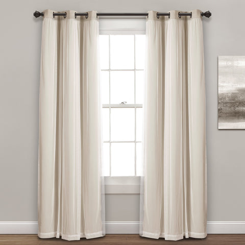 Lush Decor insulated blackout lining provides privacy and temperature control