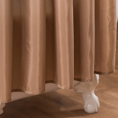 Lush Decor Terra 12-button-hole top enables easy hanging with hooks or rings.