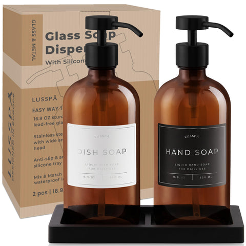LUSSPA organization set for kitchen or bath enhances style and practicality.