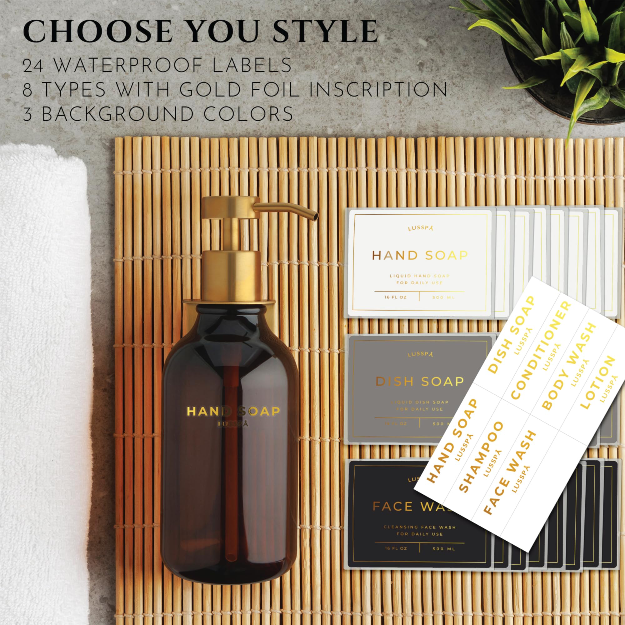 LUSSPA laminated labels kit helps quick product labeling