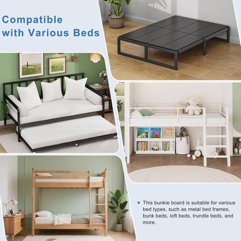 Lutown-Teen bunkie board is slim at 7mm for discreet support under your mattress.