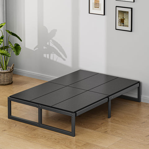 Lutown-Teen bunkie board full with secure straps anchors the mattress to the frame