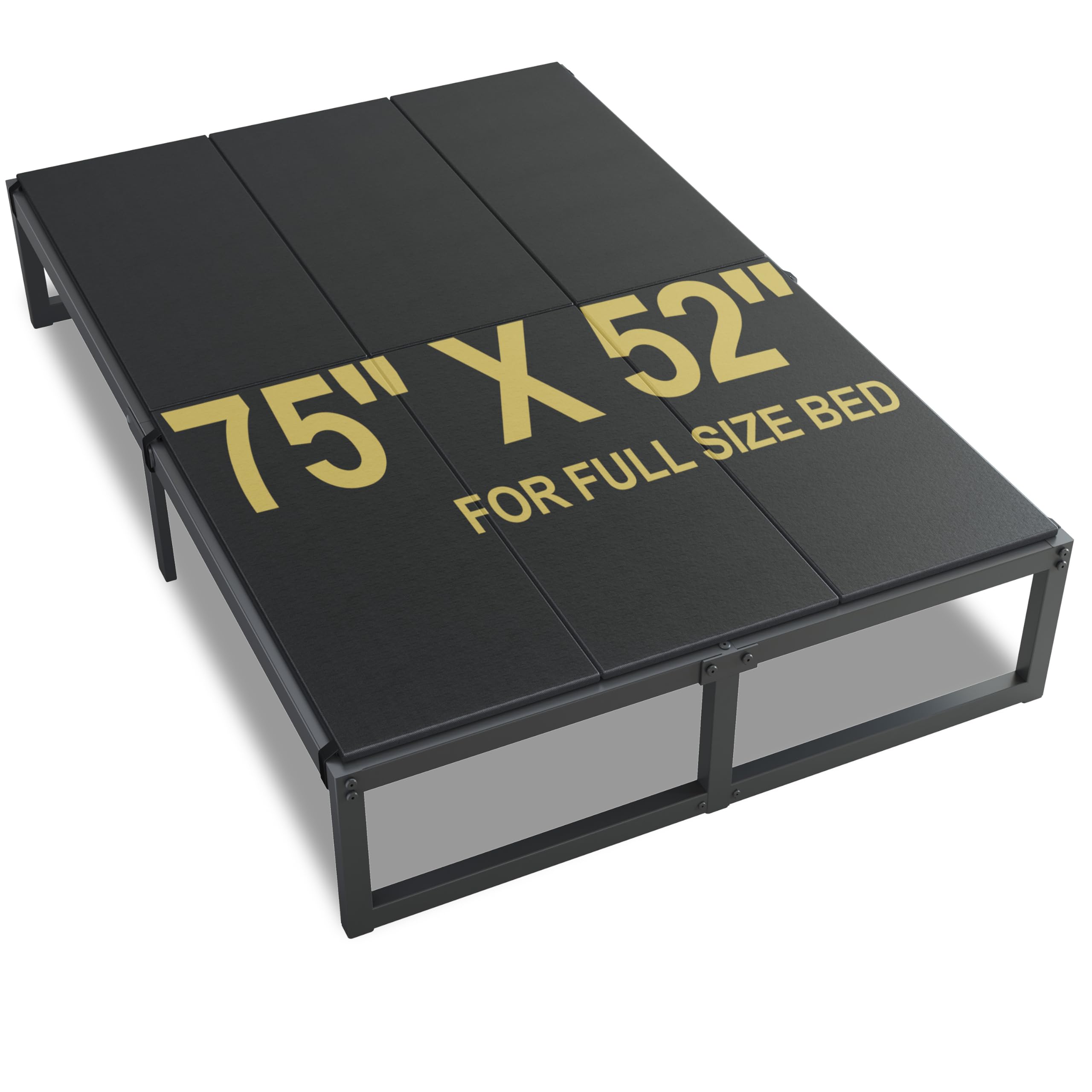 Lutown-Teen bunkie board full provides stable support under the mattress for steady sleep