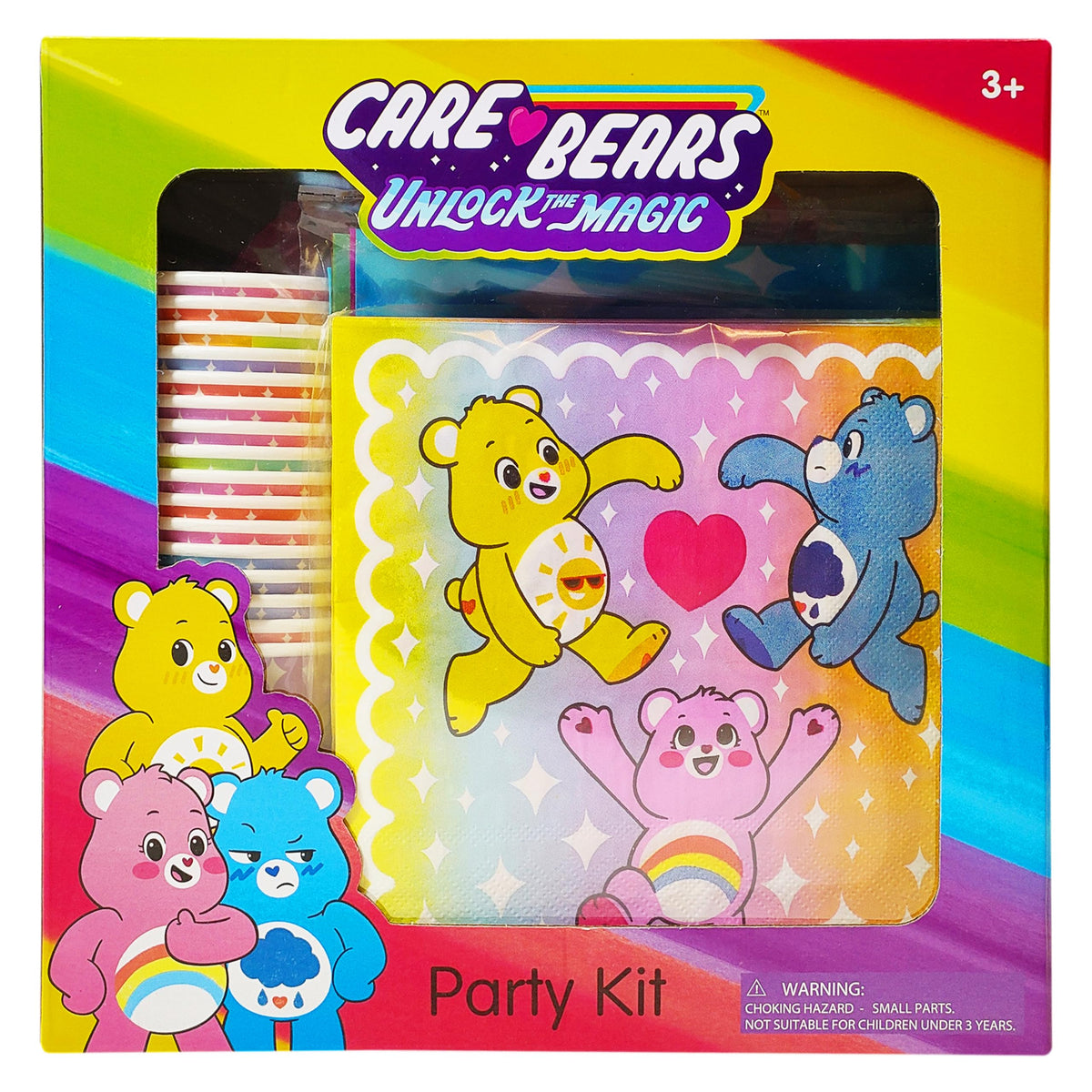LUV HER Care Bears 58pc cake topper adds a playful centerpiece for celebrations