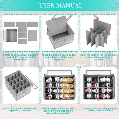 Luvhomee organizer with label holder for fast content identification.