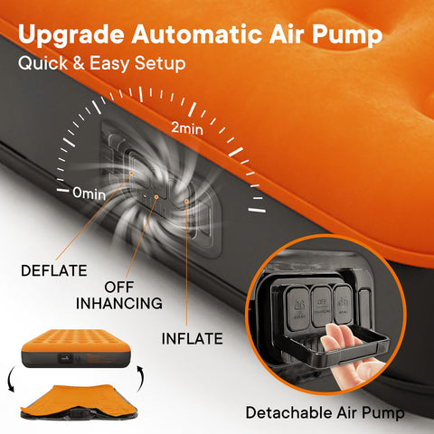 Luxchoice portable mattress fits in carry bag for easy travel.