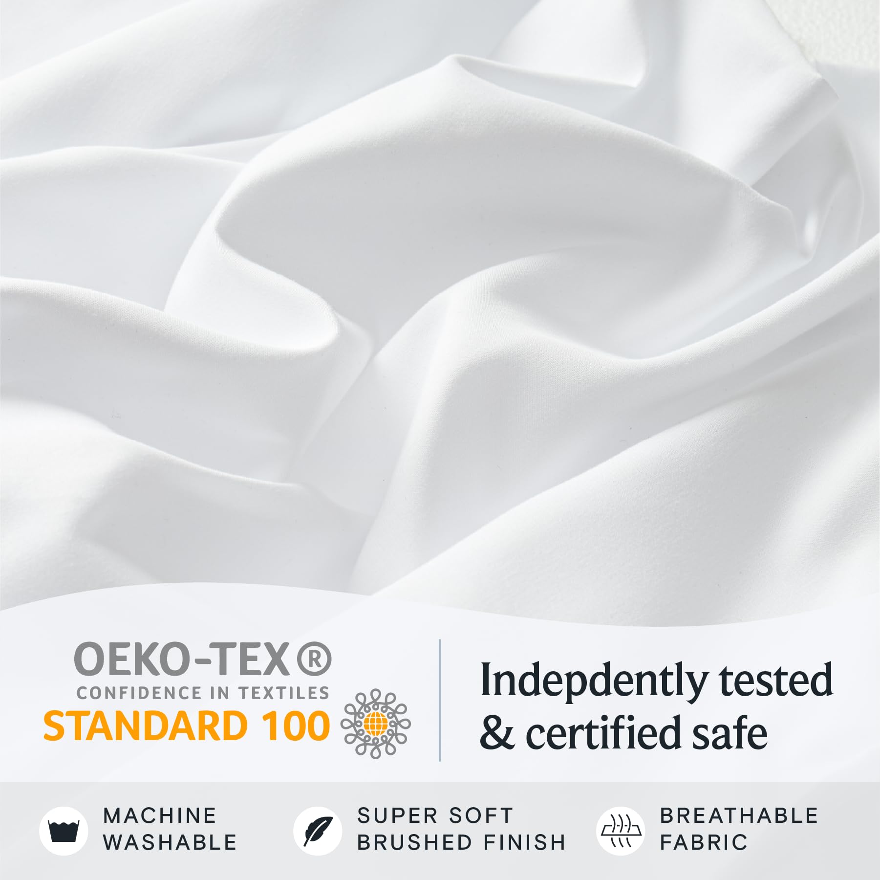 LuxClub wrinkle-free sheet set helps bedding stay neat all day