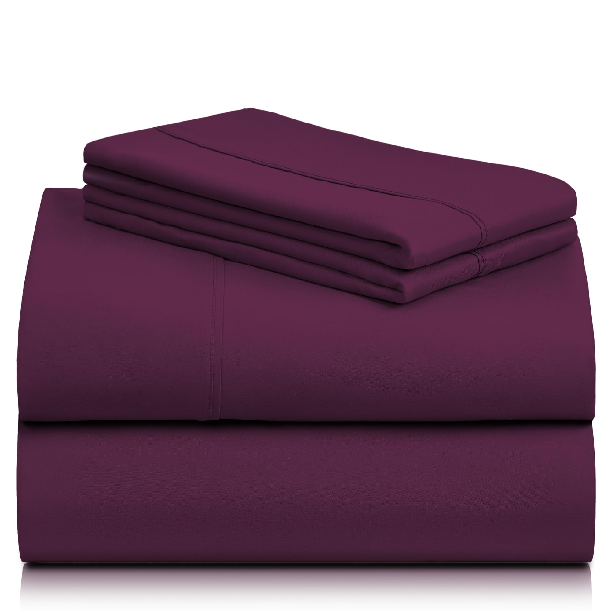 LuxClub eggplant color adds luxurious hotel vibe.