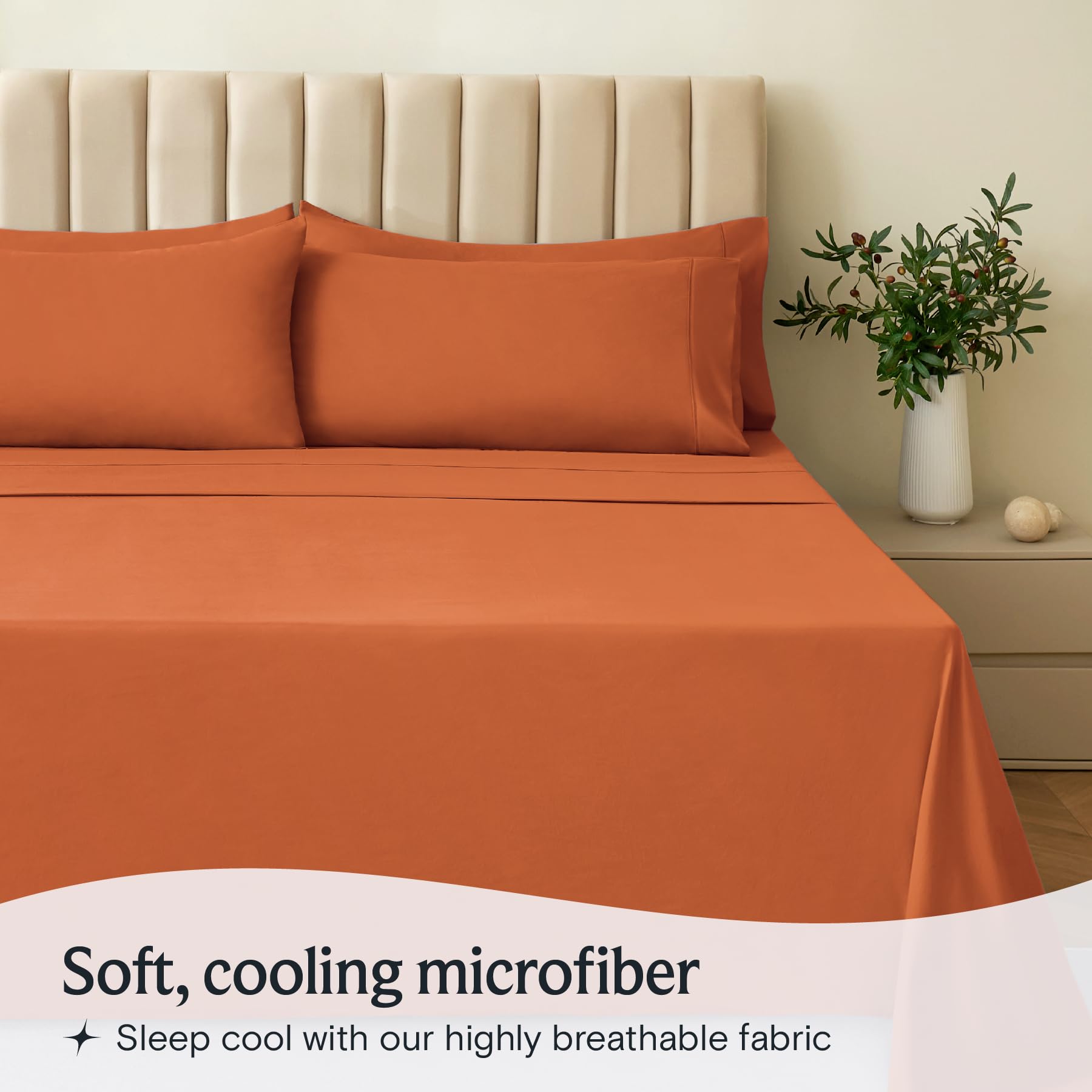 LuxClub microfiber close-up reveals soft, wrinkle-resistant fabric.