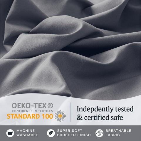 LuxClub 4pc queen sheets gift-ready, ideal for birthdays or housewarmings