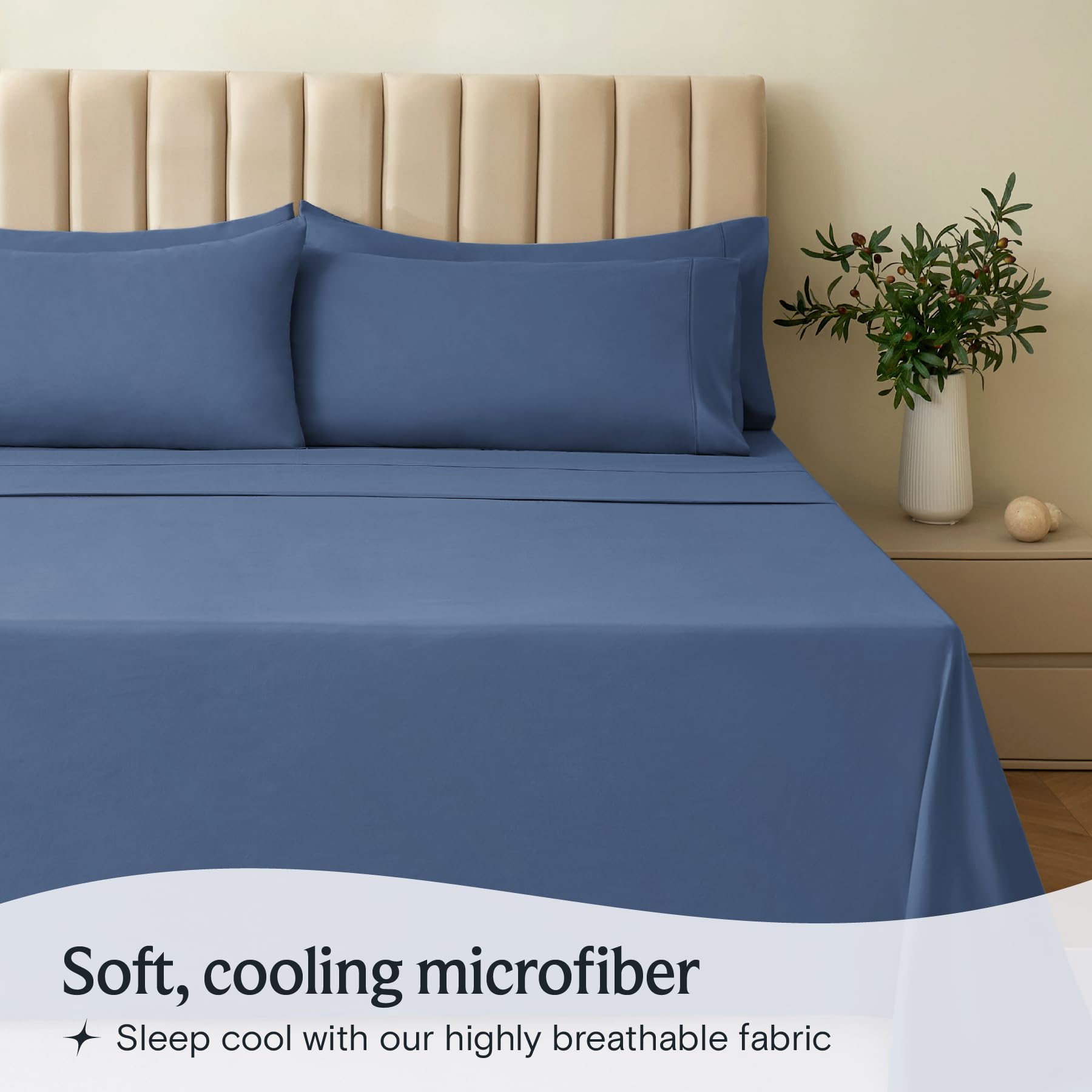 LuxClub deep-pocket-queen-sheets highlight 18-inch pockets for a secure fit on thick mattresses.