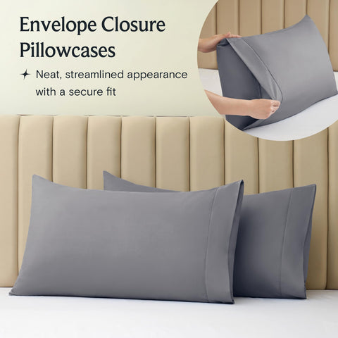 LuxClub machine-washable queen sheets simplify care without sacrificing comfort