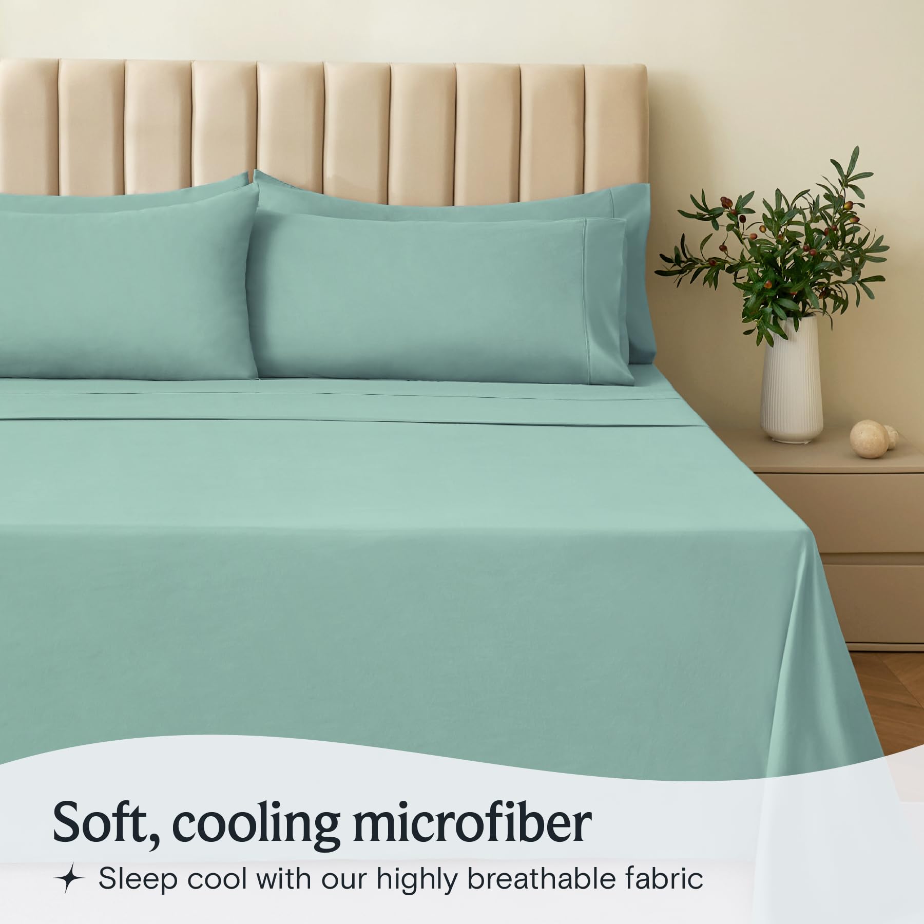 LuxClub microfiber close-up shows softness and durable, long-lasting fabric.