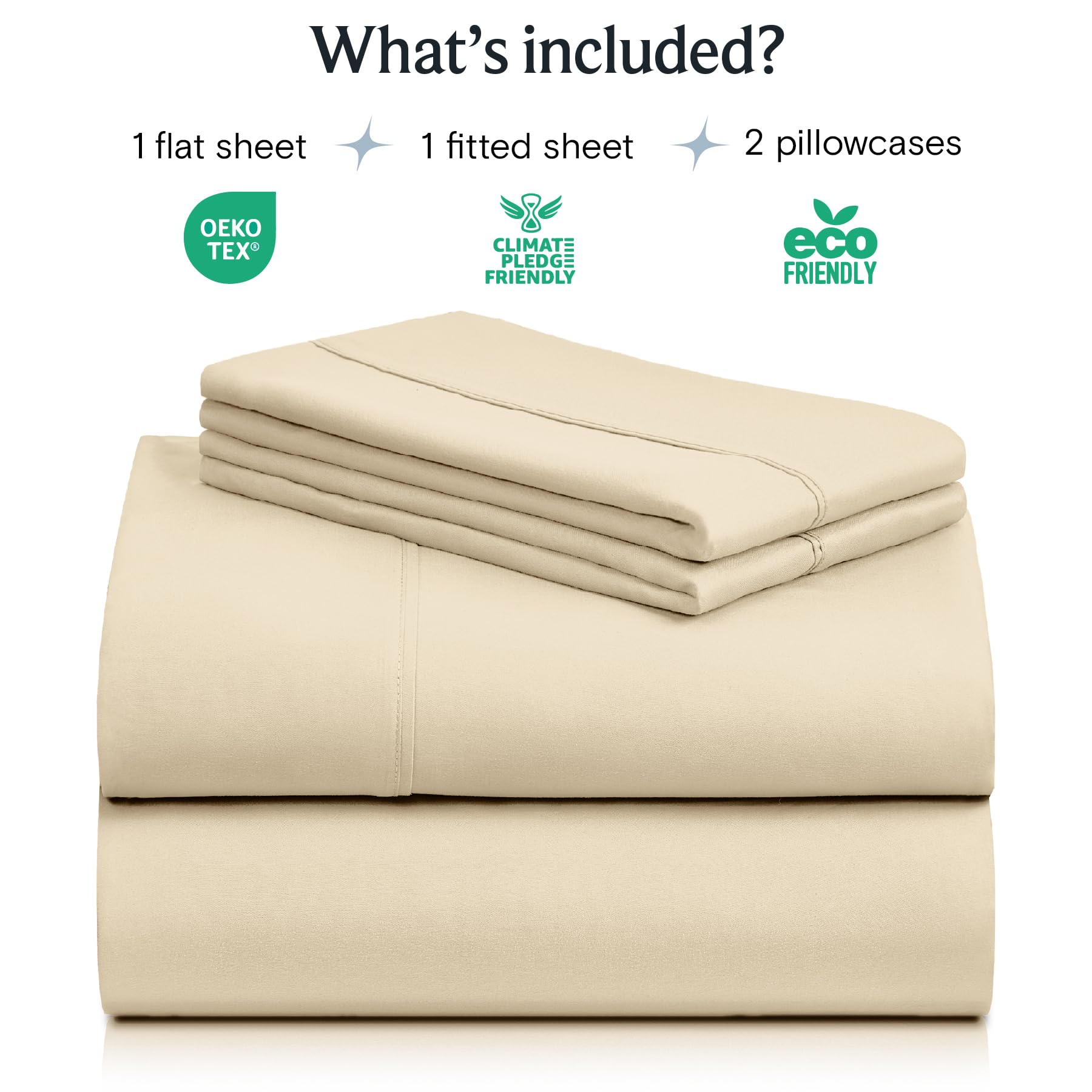 LuxClub queen fitted sheet with 18in pockets stays snug on mattresses