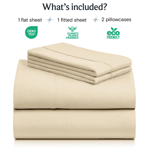 LuxClub queen fitted sheet with 18in pockets stays snug on mattresses