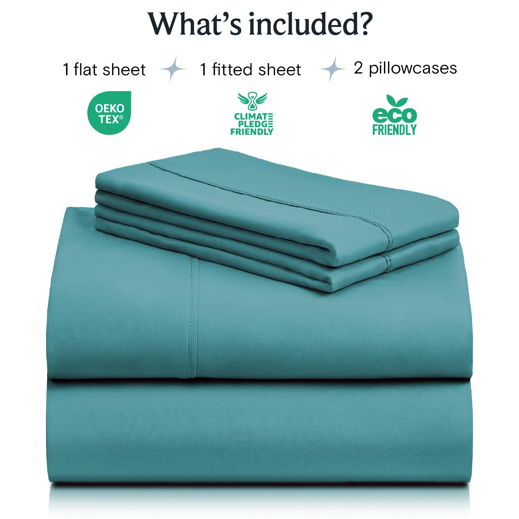 LuxClub queen fitted sheet with deep pocket demonstrates secure, wrinkle-free fit