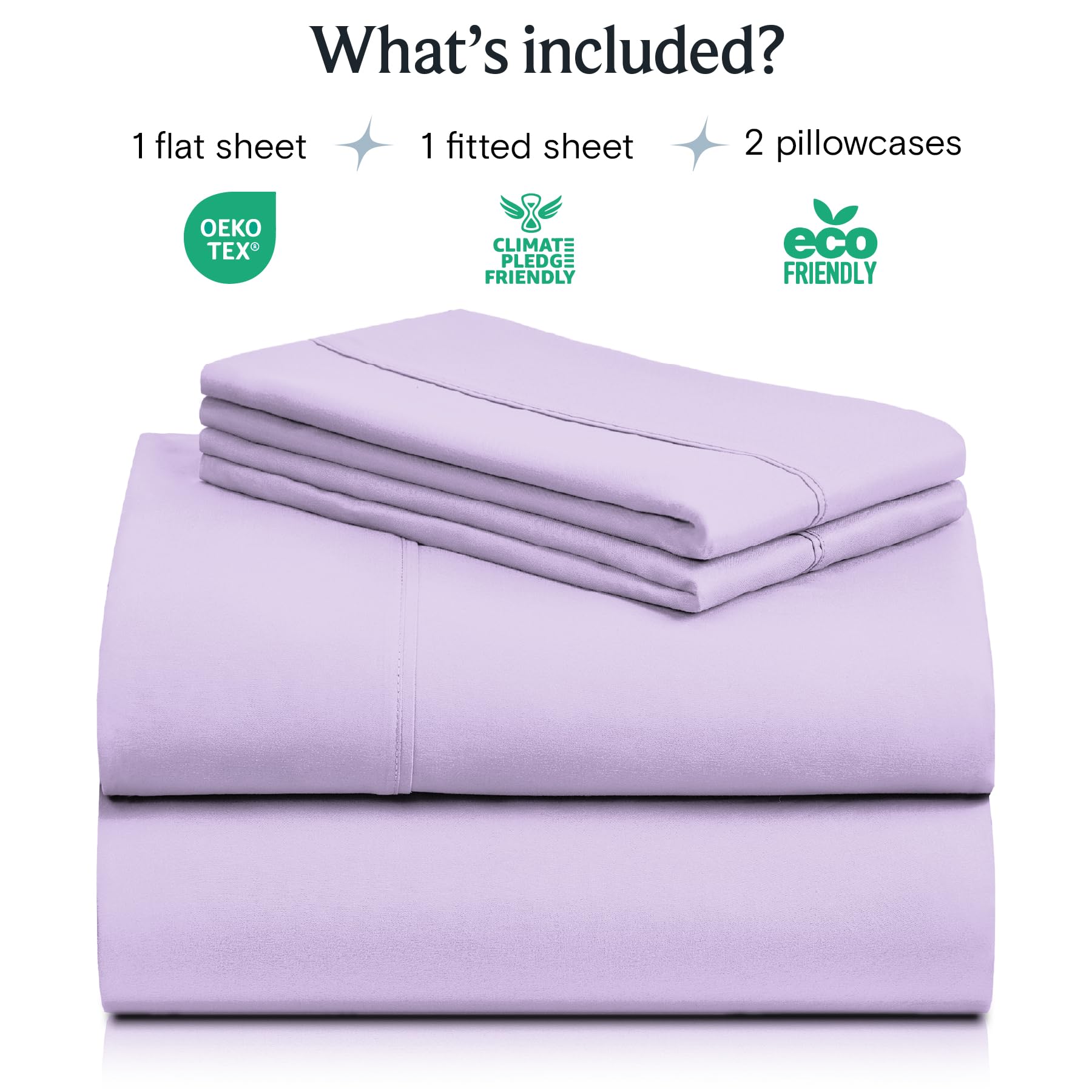 LuxClub deep-pocket 18in queen sheets fit thick mattresses securely
