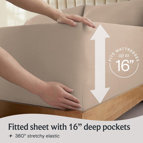 LuxClub microfiber close-up emphasizing breathability and softness