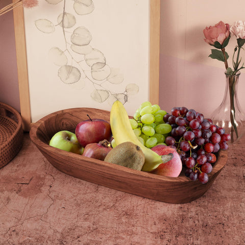 Luxe Designs bathroom dressing table bowl organizes cosmetics and accessories.