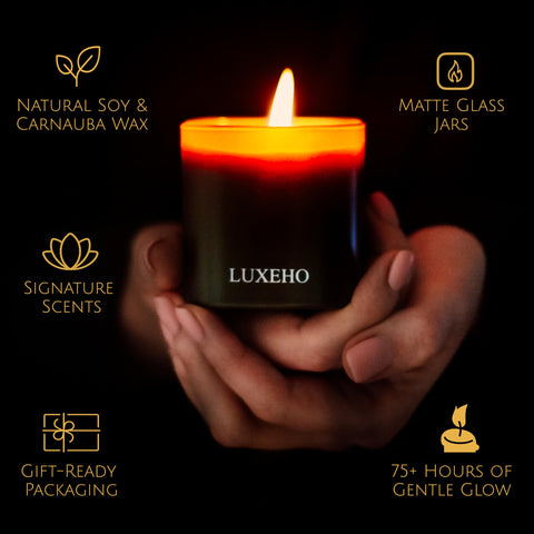 LUXEHO spa-atmosphere scene evokes cozy evenings at home