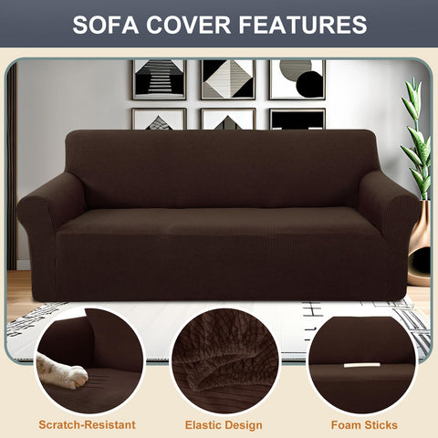 Luxshare Home elastic bottom fit anchors the cover for a snug look