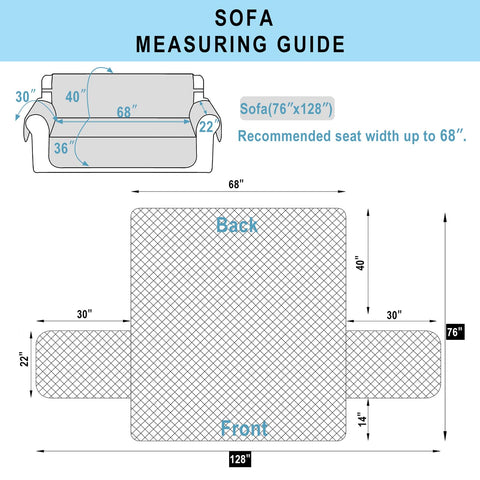 Pet-friendly Luxshare cover reduces fur and mess on the sofa
