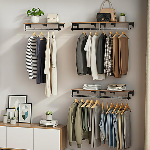 Luxspire versatile rack suitable for closet, laundry, entryway, and bedroom