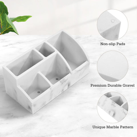 Luxspire front compartment stores facial cleanser and cups for easy access