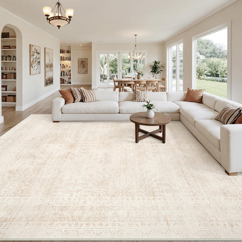 Luxturiy crease-free tips help the rug flatten quickly after unrolling.