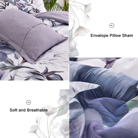 Luxudecor all-season bed set suits summer and winter layering.