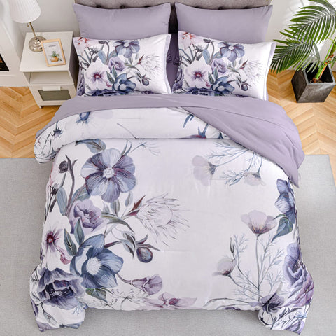 Luxudecor 7-piece bed-in-a-bag set including sheet set for easy styling.