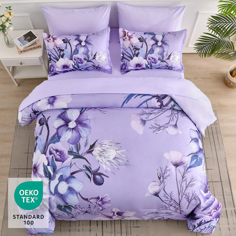 Luxudecor bed-in-a-bag seven-piece set for quick bedroom transformation.